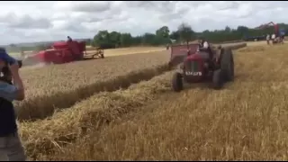 Ferguson 35 with petrol McCormick f5-112 baler