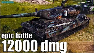 12000 dmg 60TP Lewandowskiego 🌟 World of Tanks лучший бой тт 10