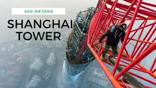 Free Climbing the Shanghai Tower - 650 meters 2020