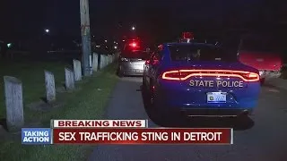 Sex trafficking sting in Detroit