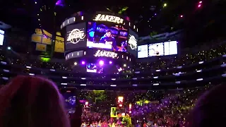 Lakers players introduction - Lakers vs Grizzlies - Crypto.com Arena -April 28, 2023 -Los Angeles CA