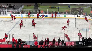 NJ Devils Stadium Series FULL Warmups From MetLife BEHIND THE SCENES 2/17/24