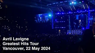 Avril Lavigne live - Greatest Hits Tour (4K) - May 22 2024, Rogers Arena, Vancouver, BC, Canada