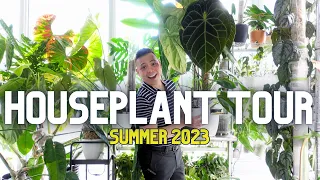 HOUSEPLANT TOUR 🌱 | SUMMER 2023 ☀️ | Monstera, Philodendron, Anthurium | ALL MY HOUSEPLANTS (Part 1)