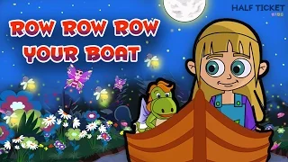 Row Row Row Your Boat | Nursery Rhymes Songs And Kids Songs With Lyrics