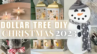 DOLLAR TREE CHRISTMAS DIYS 2023 🎄 | Christmas Crafts | High End Decorations