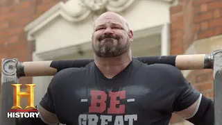 The Strongest Man in History: Barrel Lift Challenge (Season 1) | History