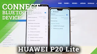 How to Connect Bluetooth Device to HUAWEI P20 Lite – Bluetooth Settings