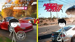 Forza Horizon 4 Gamers VS Need For Speed Payback Gamers