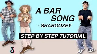 Shaboozey - A Bar Song *EASY DANCE TUTORIAL* (Beginner Friendly)