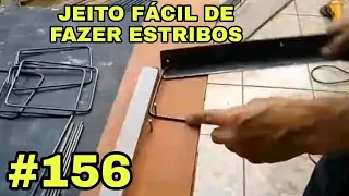 #156 - Como dobrar estribo para ferragens armadas