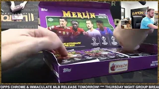 2021/22 Topps UEFA Champions League Merlin Chrome Soccer Hobby 3 Box Break #10