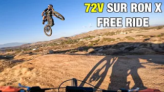 72v Sur Ron X FREE RIDING in California!!