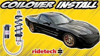 Installing RideTech TQ Coilovers on a C5 Z06 Corvette