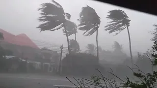 Super Typhoon Odette December 16 2021 Actual Footage