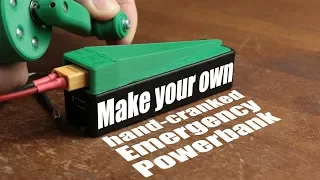 Make your own hand-cranked Emergency Powerbank