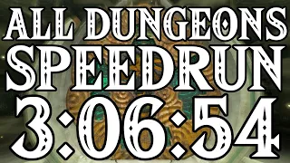 Tears of the Kingdom All Dungeons Speedrun in 3:06:54 (v1.1.0)