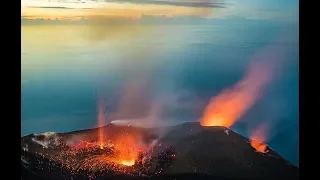 Stromboli volcano erupts from multiple vents during phase of elevated activity (Jan 2019)