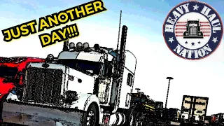 A day in the life of a heavy haul trucker | Working in tight spaces