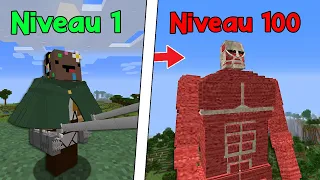 Je dois finir Minecraft en étant un Titan..