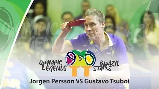 Olympic Legends vs Brazil Stars Gustavo Tsuboi (BRA) vs Jorgen Persson (SWE)