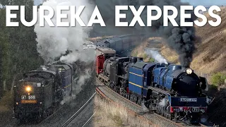 Double-Headed Steam Powers to Ballarat! (Steamrail Victoria's Eureka Express) | R711, A2 986