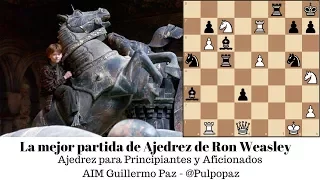 Analizando la partida de Ron Weasley en Harry Potter y la Piedra Filosofal: Ajedrez y Storytelling