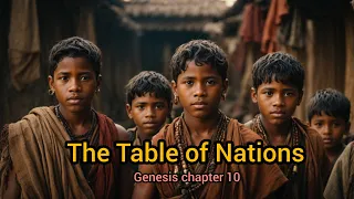 Genesis 10 | Full Chapter |  The Table of Nations and Human Ancestry | AI Bible | Bible Revealed