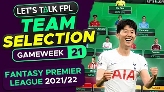 FPL TEAM SELECTION GAMEWEEK 21 | DOUBLE GAMEWEEK PLANNING?! | FANTASY PREMIER LEAGUE 2021/22 TIPS