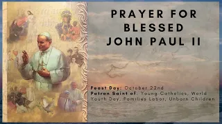 Daily Prayer | Powerful Prayer for Blessed John Paul II | #thankgoditsfriday #prayer