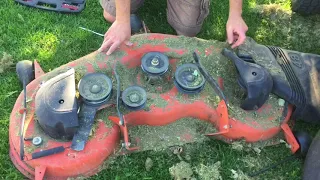 Replacing Belt on Husqvarna Riding Lawn Mower