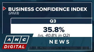 BSP survey: Business confidence weakens in Q3, but more upbeat for Q4 and 2024 | ANC