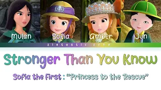 Stronger Than You Know- Color Coded Lyrics| Sofia the First "Princess to the Rescue"| Zietastic Zone