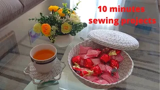 Sewing projects to make in under 10 minutes/how to sew projects from rope/golsathi sewing #77