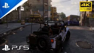 Uncharted 4 PS5 Remastered - Sam Pursuit Gameplay (4K 60FPS)