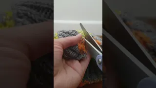 Cutting a Steek in a Colourwork Cardigan