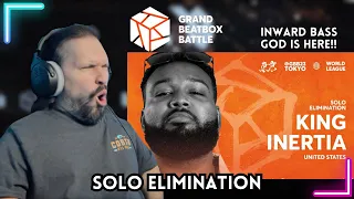 First Time Reacting To KING INERTIA 🇺🇸 | GRAND BEATBOX BATTLE 2023: WORLD LEAGUE | Solo Elimination