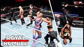 WWE 2K20 Women's Royal Rumble 2020 match - Prediction Highlights