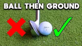 STOP hitting BEHIND the golf ball - You NEED to watch this!!