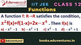 A function f: R→R satisfies the condition, x^2f(x)+f(1-x)=2x-x^4 .Then f(x) is 〖-x〗^2-1 b) 〖-x〗^2+1