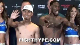 MIKEY GARCIA VS. ROBERT EASTER JR. OFFICIAL WEIGH-IN AND HEATED FACE OFF