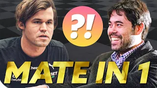 Both MISS a Mate in 1?! | Magnus Carlsen vs Hikaru Nakamura | Titled Tuesday 2024