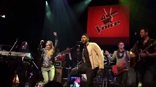 Come Together - Shakira, Blake Shelton, Adam Levine & Usher | The Voice USA Concierto Privado