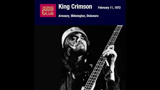 King Crimson "Groon" (1972.2.11　Early Show) Wilmington, Delaware, USA