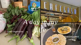 Spend the day with me | opening of Cafegasm Iloilo | cooking | market day |Gammy Bear Vlogs