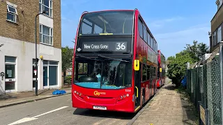 Full Route Visual | London Bus Route 36: Queen’s Park - New Cross Gate (E253 - YX12 FPK)