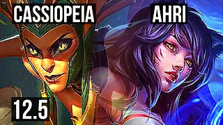 CASSIOPEIA vs AHRI (MID) | Quadra, 1.8M mastery, 800+ games, Rank 9 Cassio | NA Challenger | 12.5