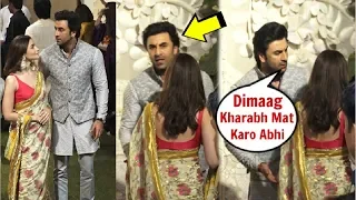 Ranbir Kapoor ANGRY On Alia Bhatt In FRONT Of Media At Mukesh Ambani Ganpati Festival 2019