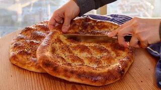 TURKISH RAMADAN PIDE 😍 This Special Bread Will Amaze You!