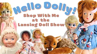 WE FILLED OUR BAGS! Shopping at the Lansing Doll Show